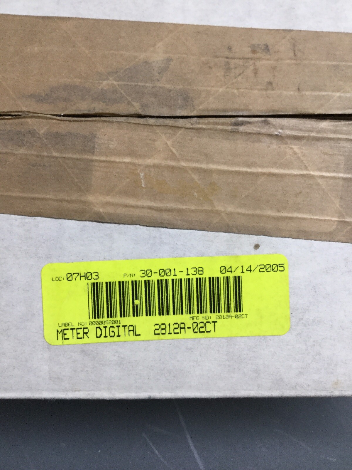 NEW, DIGITEC, 2812A-02CT, DIGITAL PANEL METER, (11C-4)