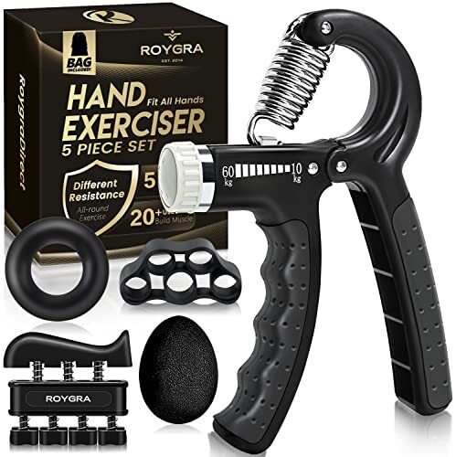 Entrenador De Fuerza De Agarre, Entrenamiento De Antebrazo, Mano Y Ejercitador