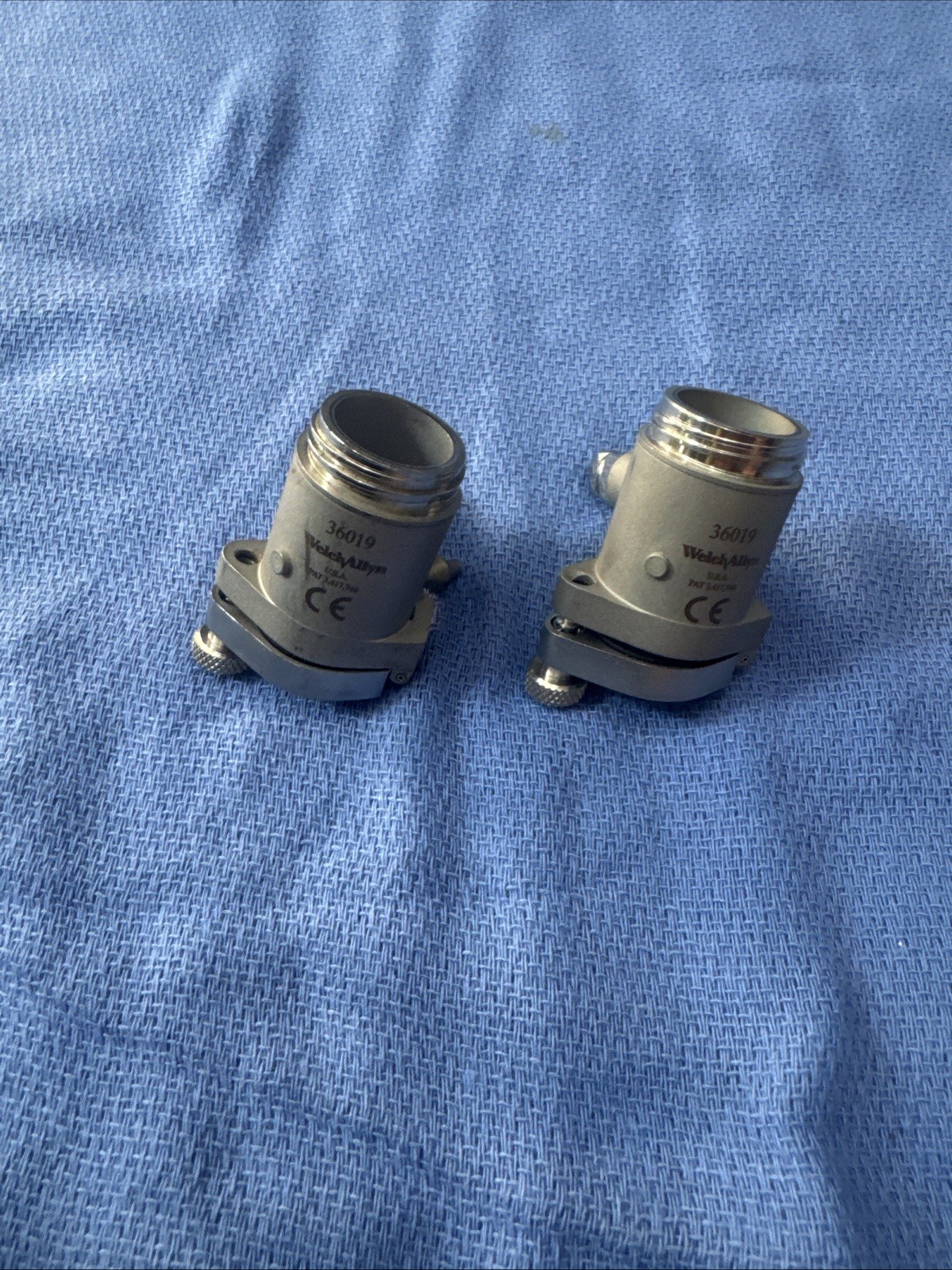Welch Allyn 36019 Fiber Optic Sigmoidoscope Heads. Used Lot Of 2