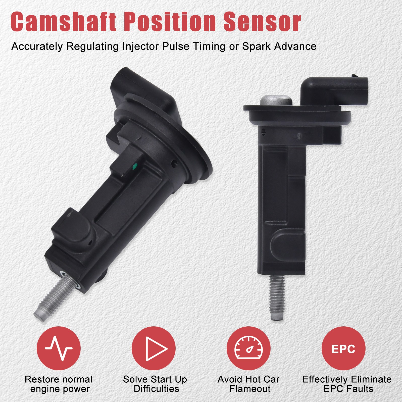 2 Pcs Engine Camshaft Position Sensors Front Auto Parts 05149141AF PC950 SU14276