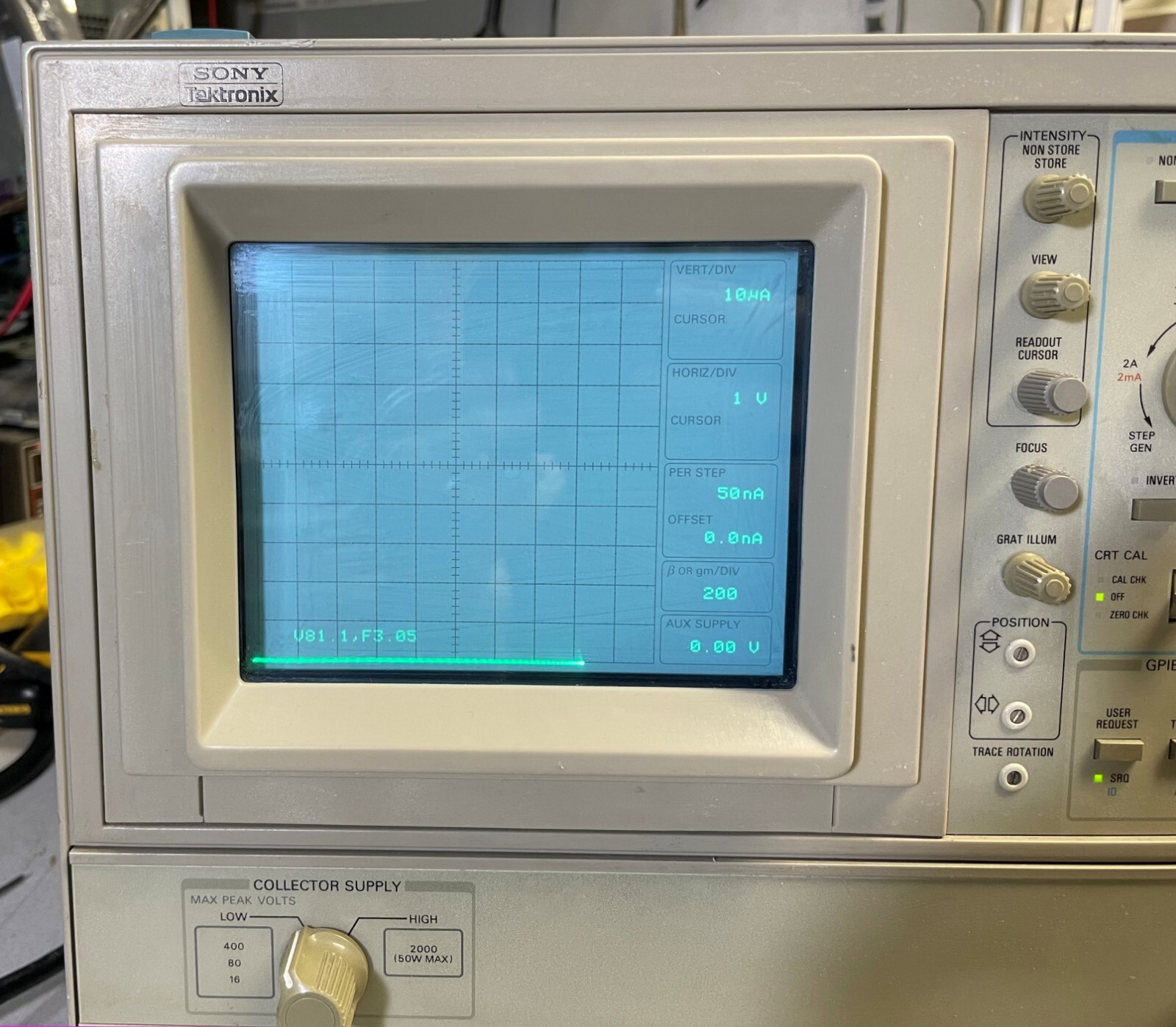 Tektronix Sony 370 Programmable Curve Tracer