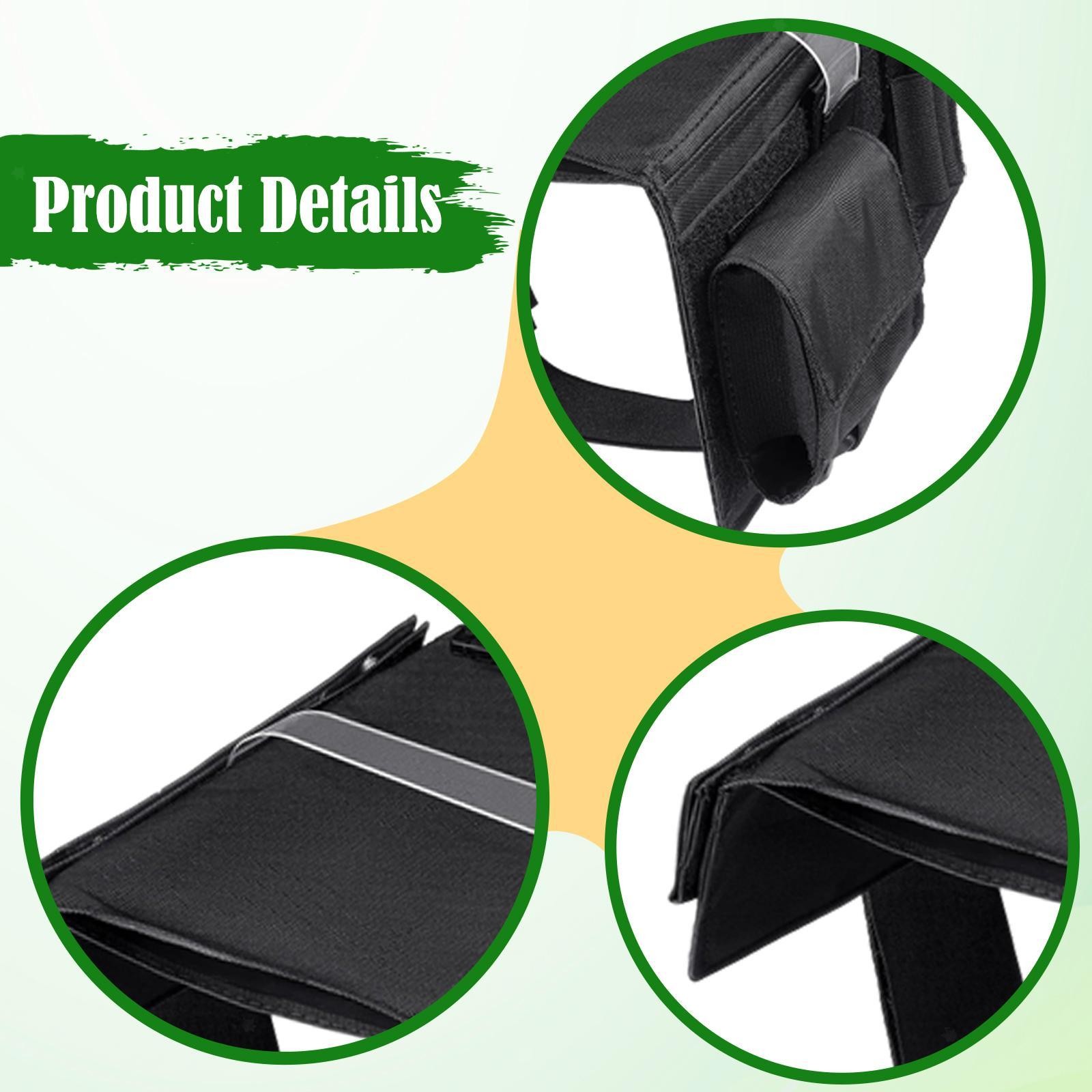 Aviation Leg Strap Board for Pilot Notepad Holder for Aviation