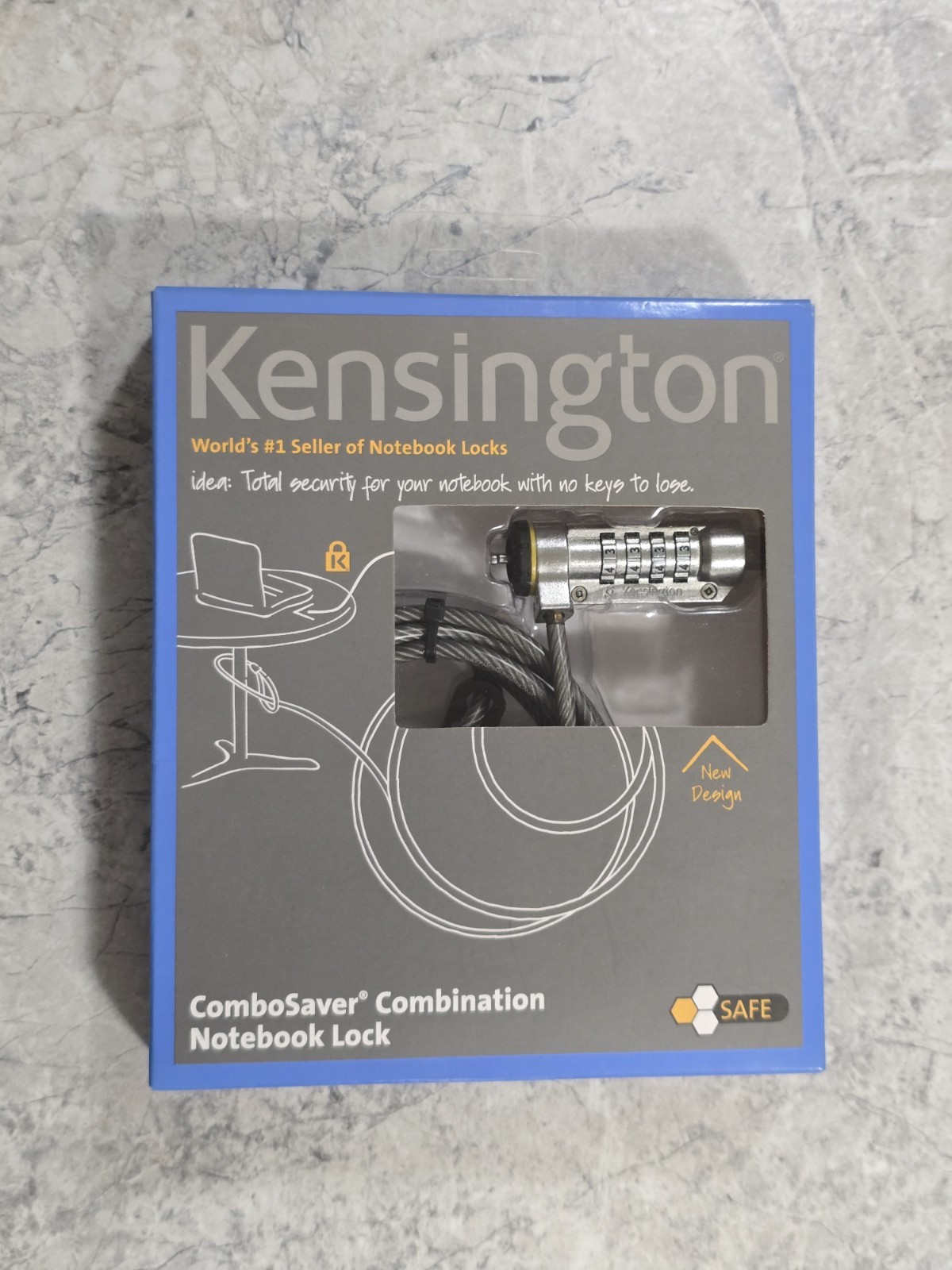 Kensington ComboSaver Combination Portable Notebook Lock New
