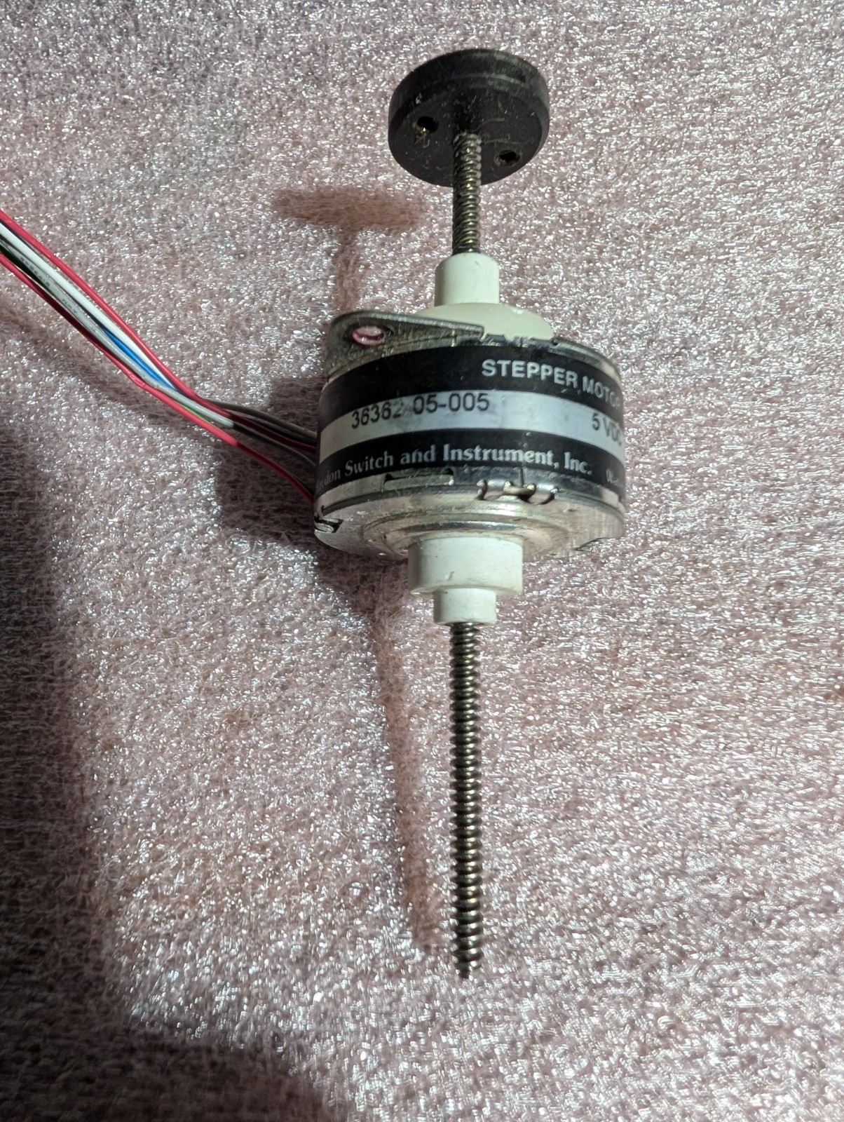Stepper Motor Haydon Switch 36362-05-005 - 5VDC - 5 W- Shaft & Disc FAST SHIP @9