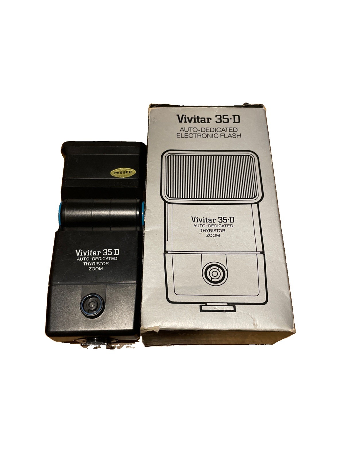 Vivitar 35-D Auto Dedicated Thyristor Zoom Flash CIB