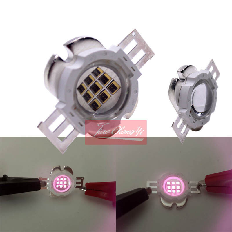 10W High Power LED IR Infrared 740nm 850nm 940nm Emitter Light Lamp with lens