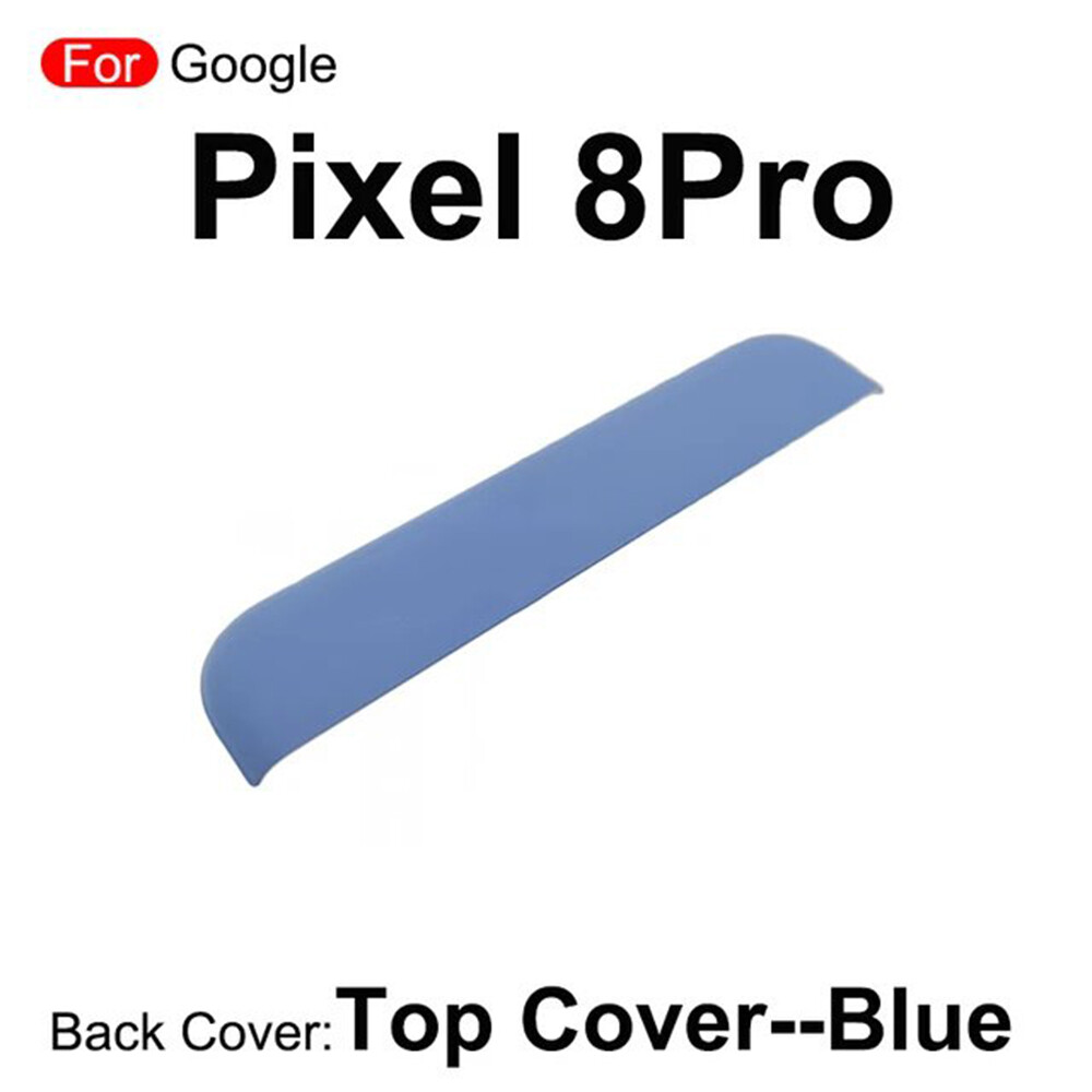 For Google Pixel 8 Pro Top Upper Rear Back Cover Glass Strips Replacement Parts