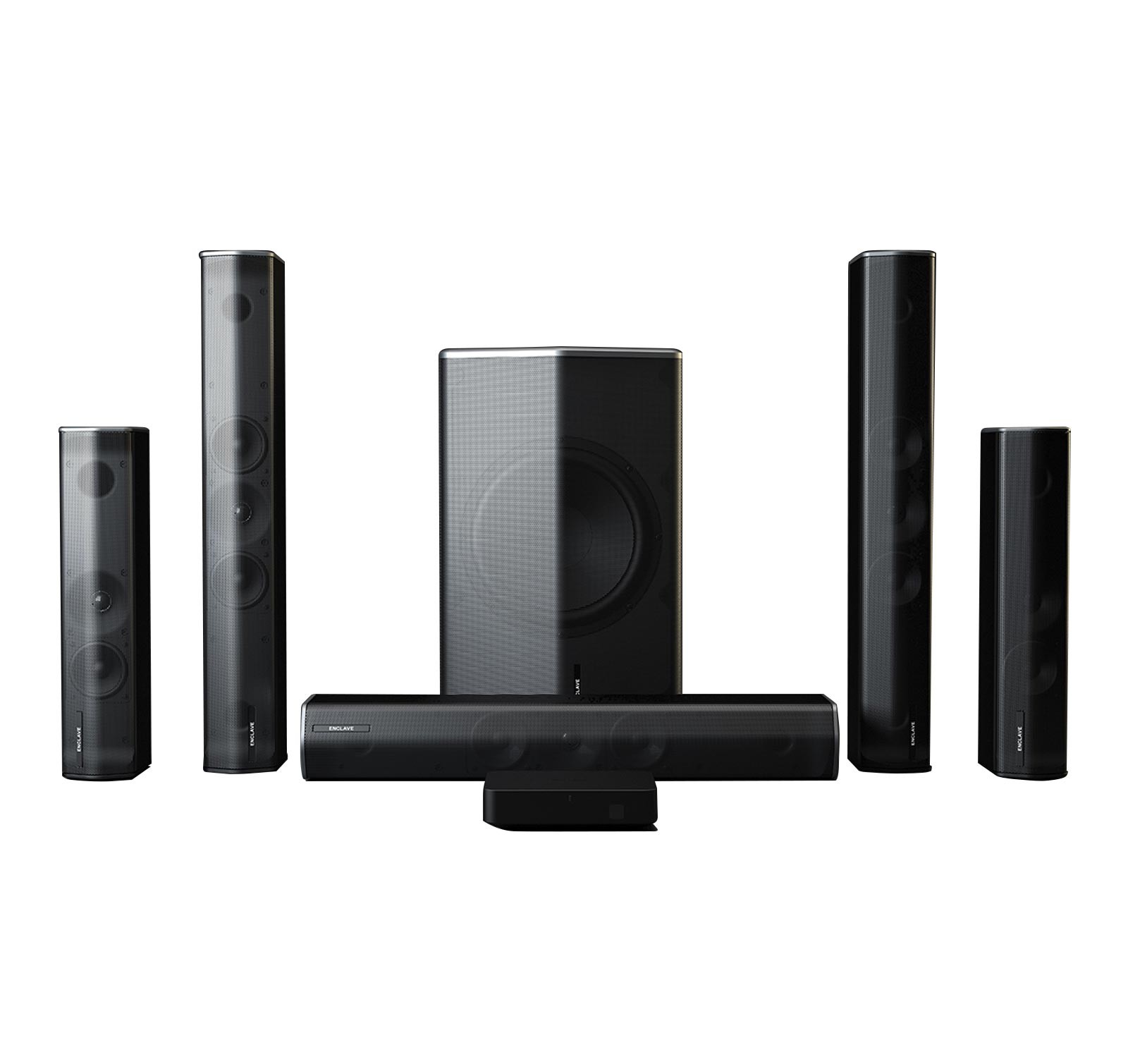 Enclave Audio Cinehome Pro Wireless Home Theater System (Open Box) Damaged Box