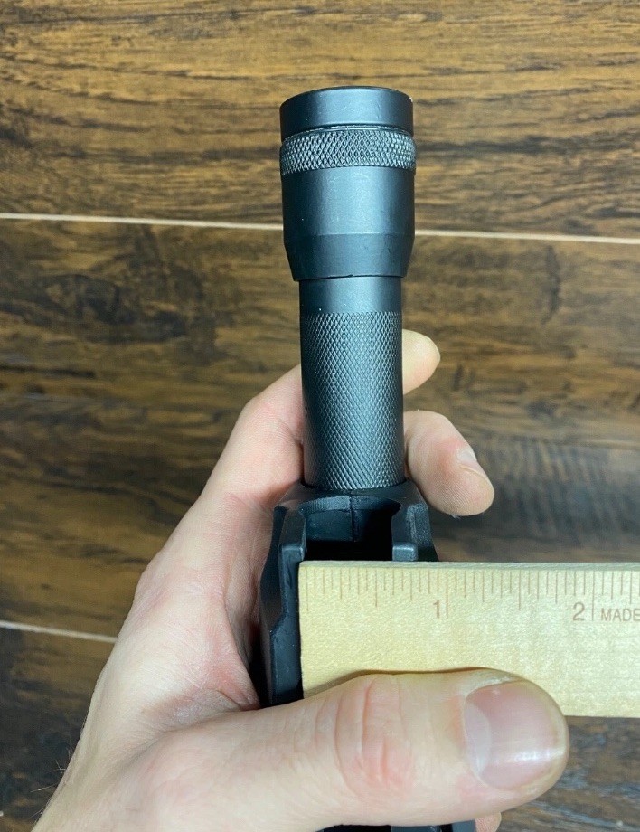 Airsoft AEG Handguard Grip w/ Pressure Button Flashlight – Repaired (Read)