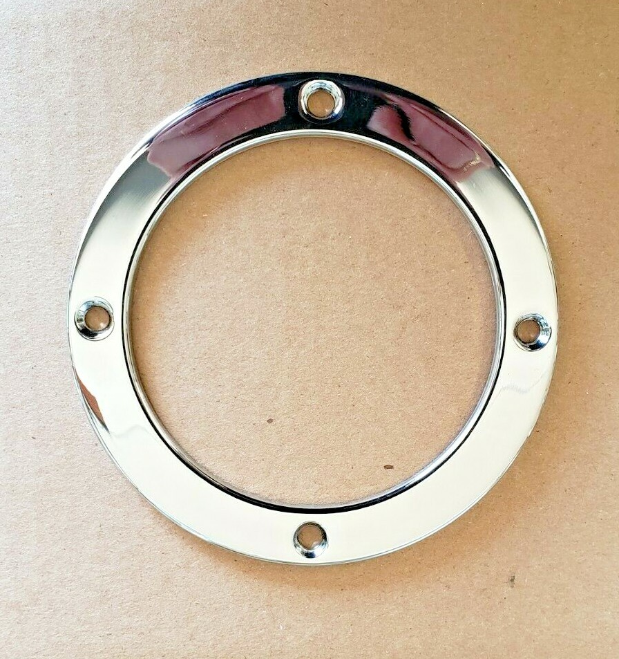 AC Cobra Chrome Trim Ring New Reproduction Ford 1963-Up Tiger 4 Speed Shifter