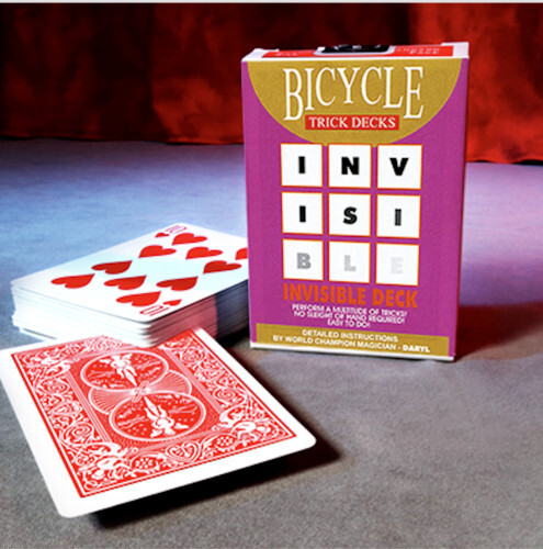 Invisible Deck Bicycle Mandolin (Red)