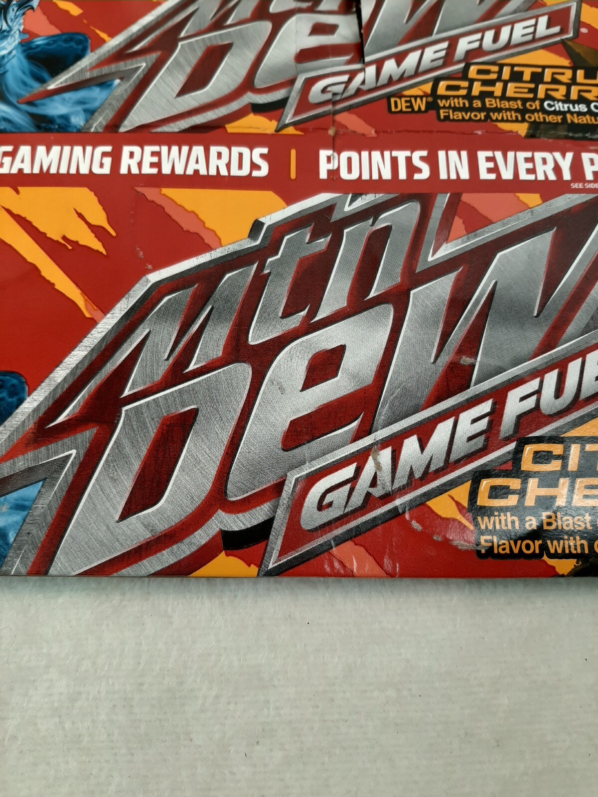 EMPTY 2024 Mountain Dew Mtn Dew Citrus Cherry 12 Pack Box ONLY Opened Flat