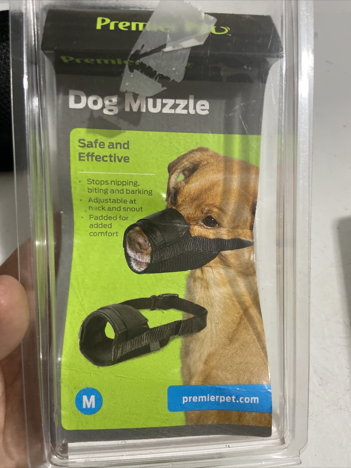 Premier Pet Dog Muzzle M47D .New ,Open Box