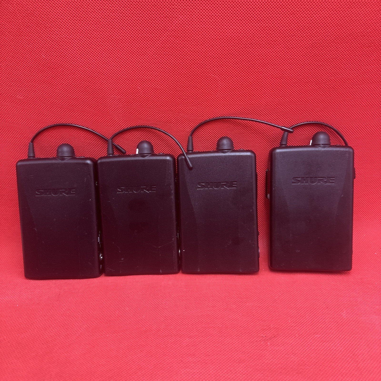 Lot Of 4 Shure P2R-H2 Wireless Receiver PSM200 518-554 MHz Bodypack