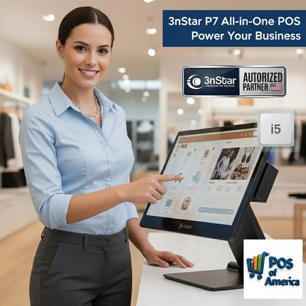 3nStar P7 All-in One Point of Sale i5 12th 8GB 240GB SSD Capacitive WiFi BT W11