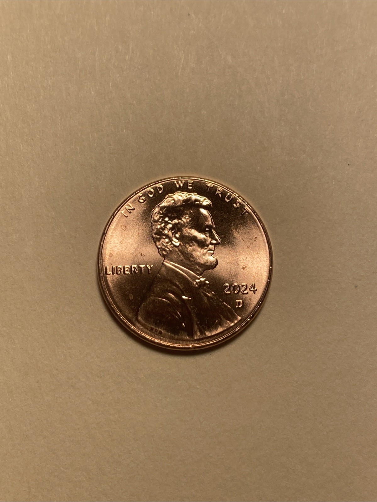2024-D Lincoln Cent From Original BU Roll Free Shipping