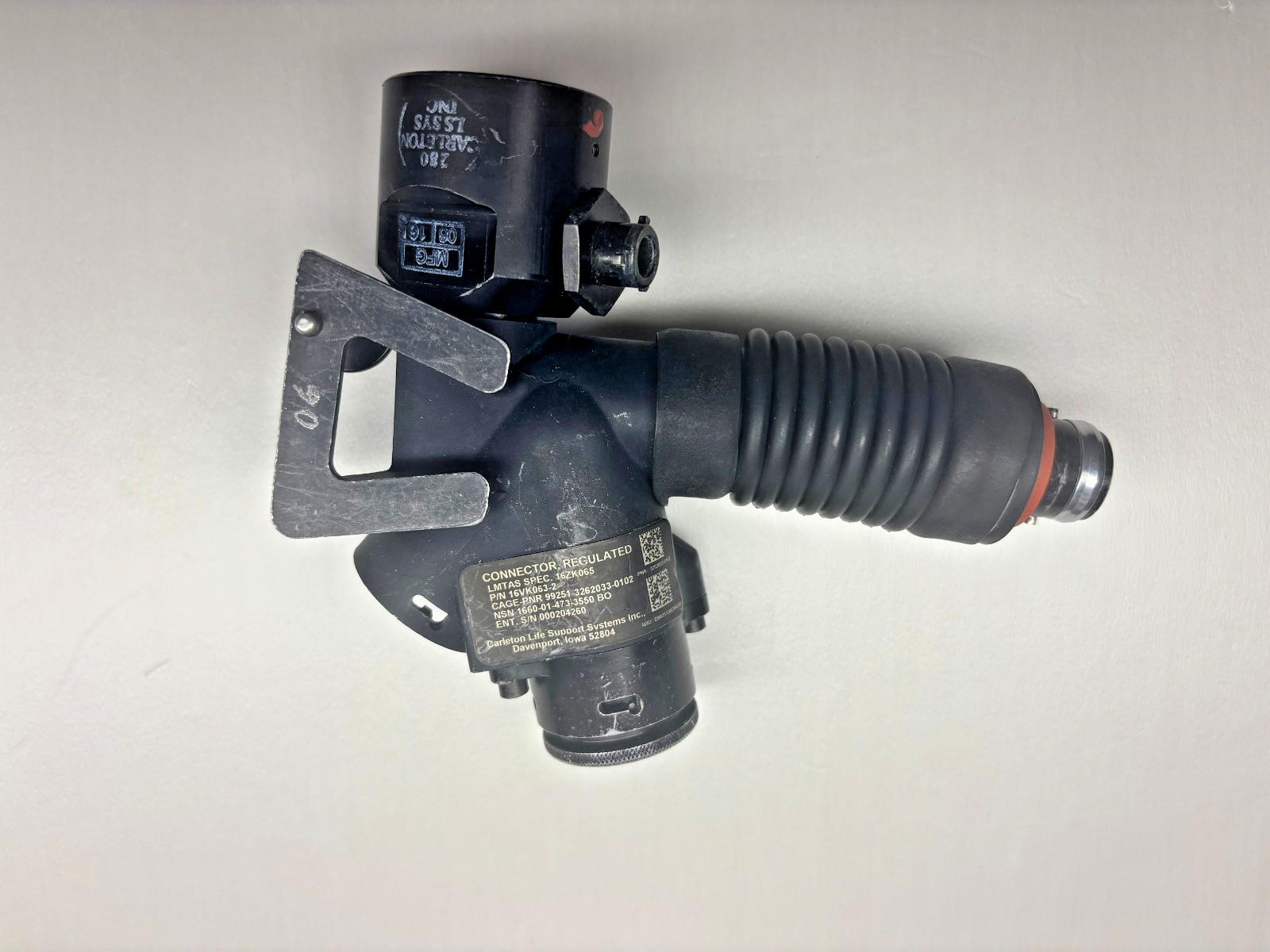 USAF CRU-120/A,  Combat Edge Continuous Flow Oxygen Regulator - Surplus