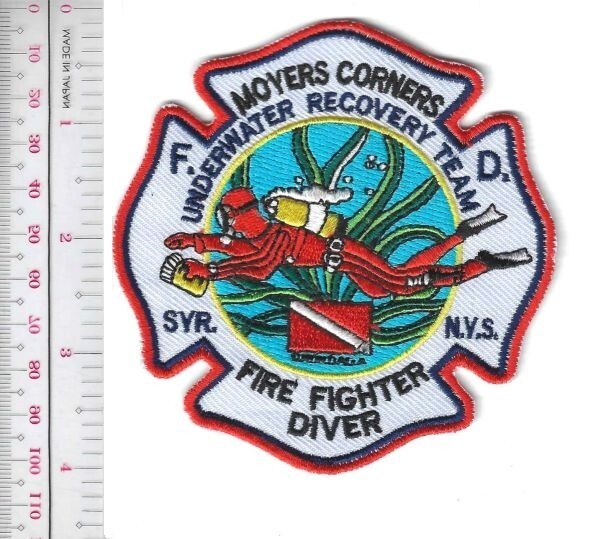 Moyers Corners Fire Depatment Underwater Recovery Team Clay NO TARIFF