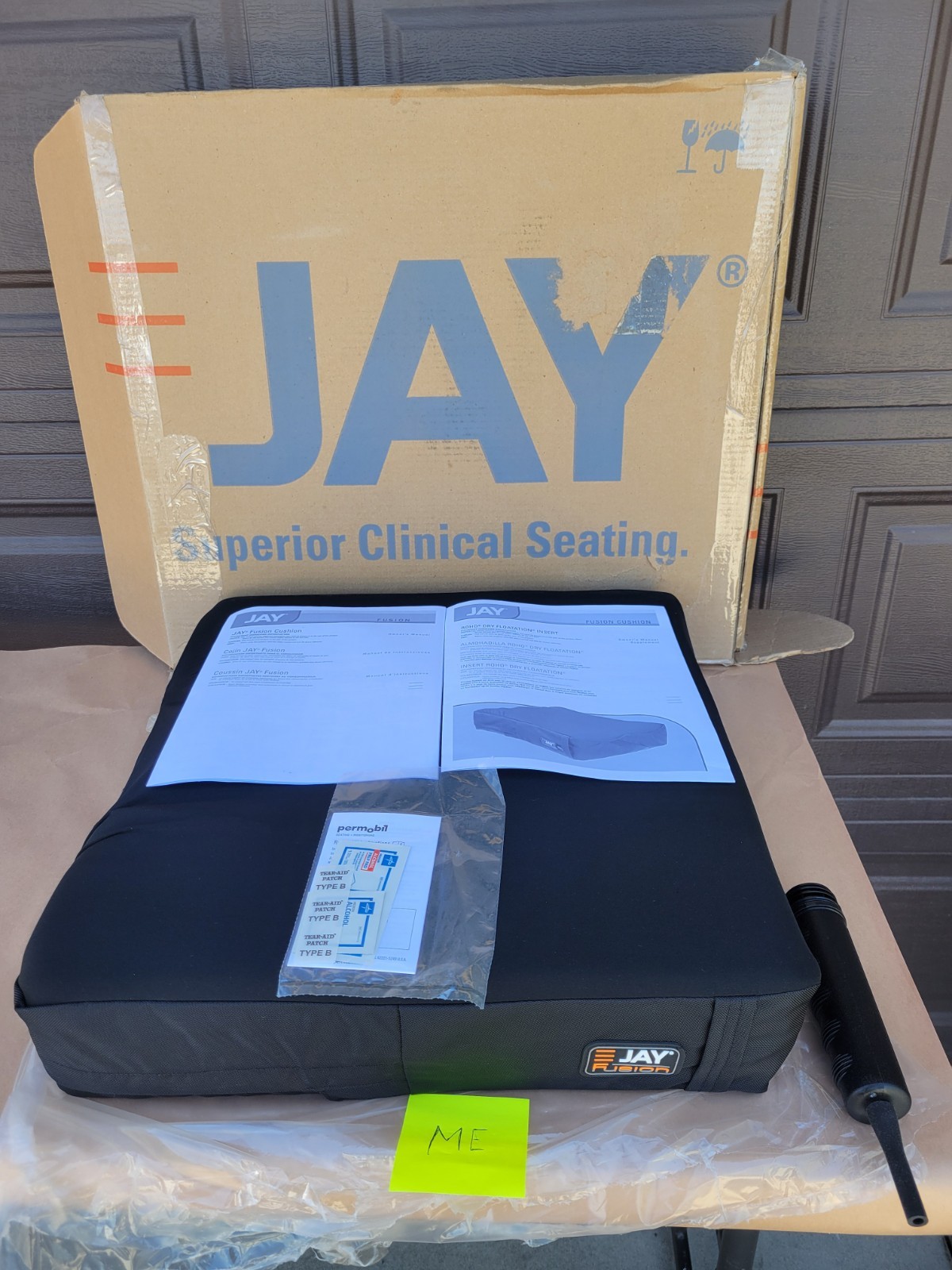 NEW Jay Fusion Air Seat Cushion for Wheelchair 20"x18"  Roho 20" X 18"