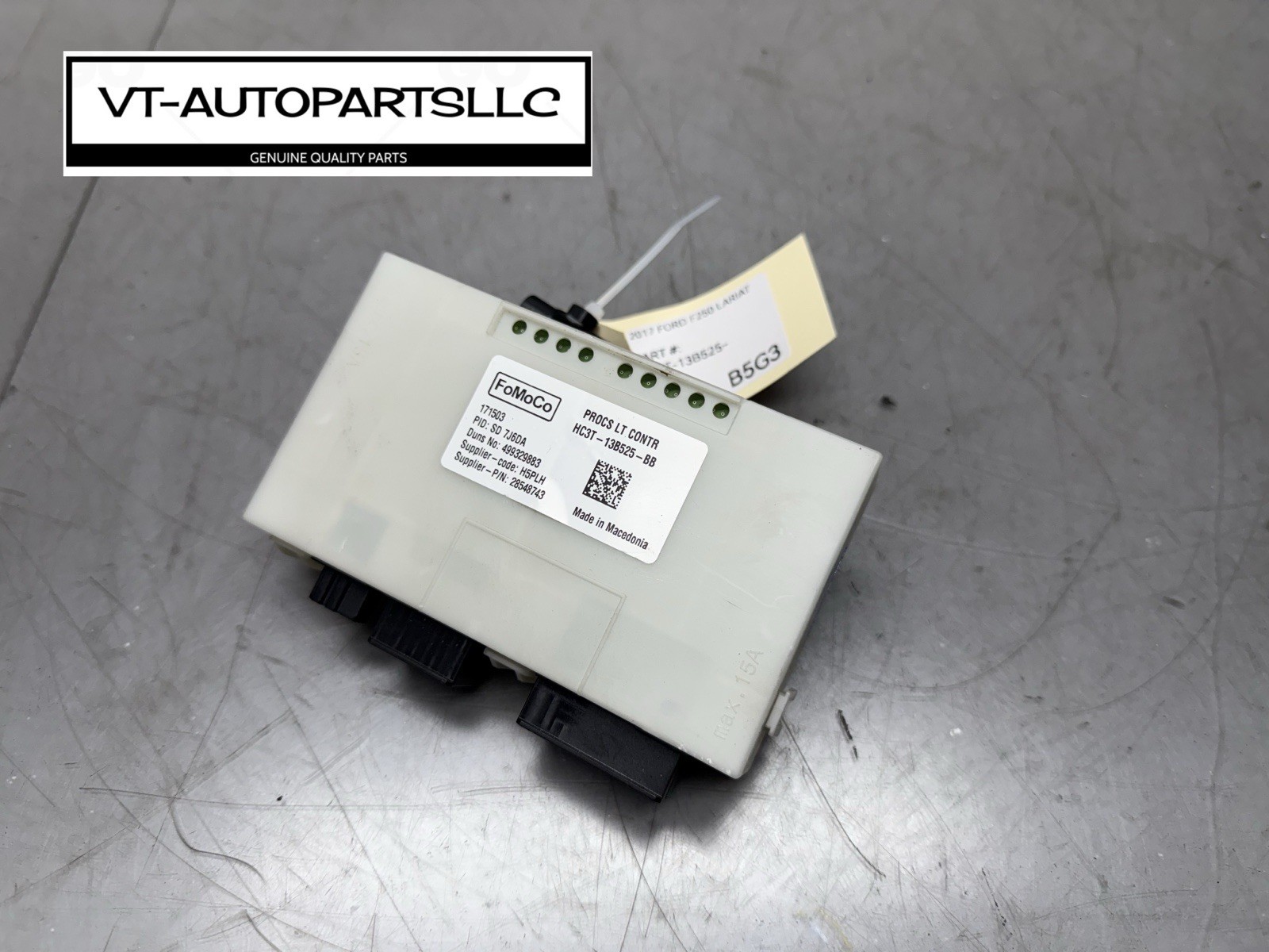 ⭐️2017-2019 FORD F250 INTERIOR LAMP CONTROL HC3T-13B525-BB CHASSIS BRAIN BOX OEM