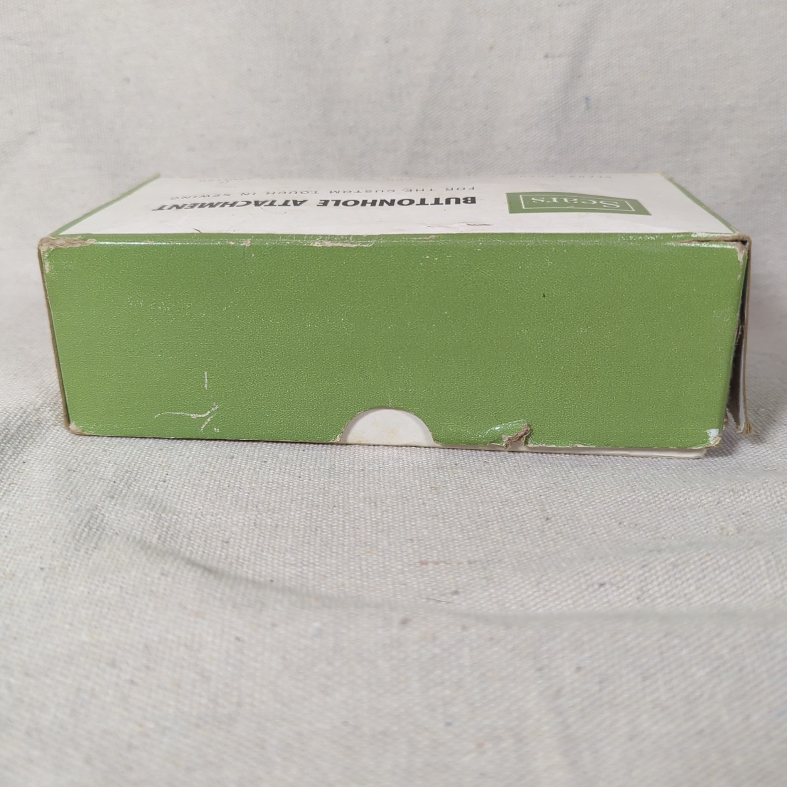 Vintage Sears Kenmore Buttonholer Attachment w/Templates Box Instructions M351