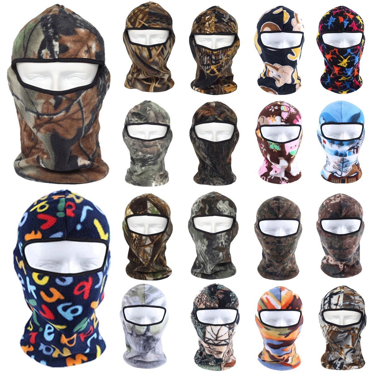 Tactical Winter Balaclava Ski Mask Windproof Keep Warm for Cycling Skiing