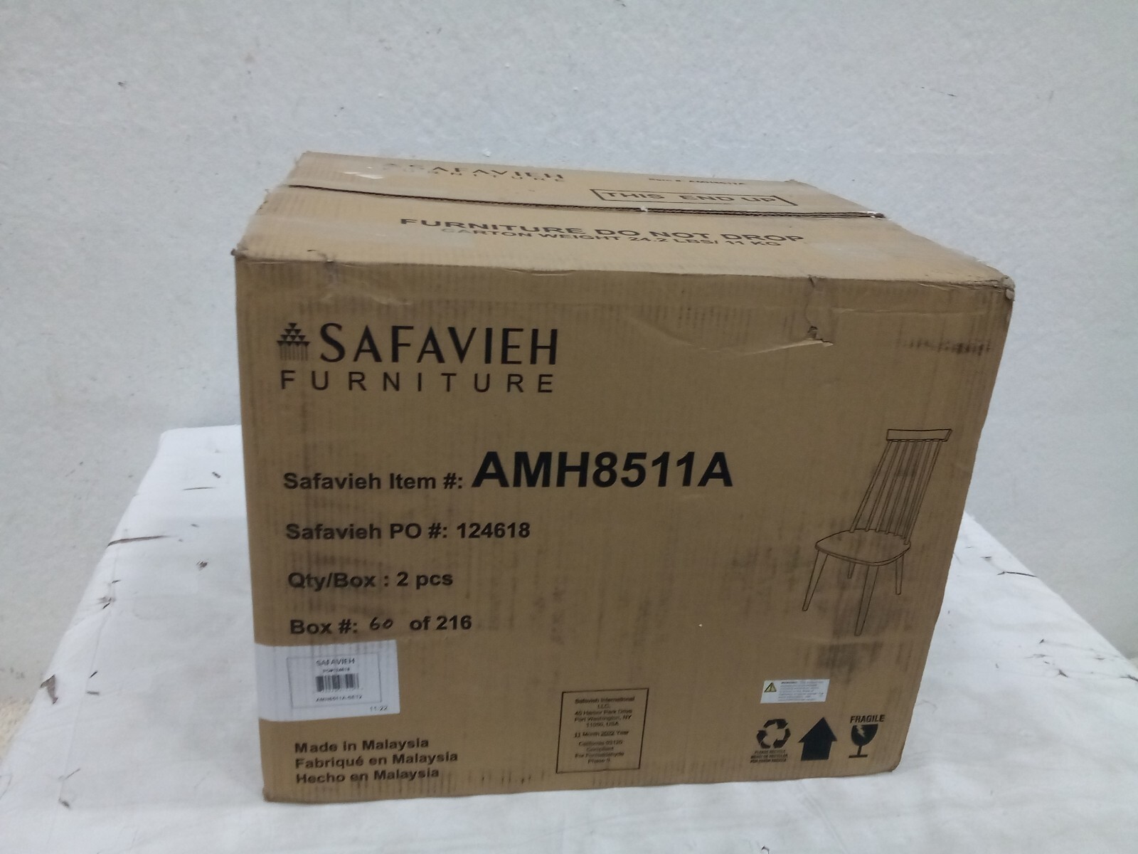Safavieh Burris Side Chair, Reduced Price 2172716067 AMH8511A-SET2