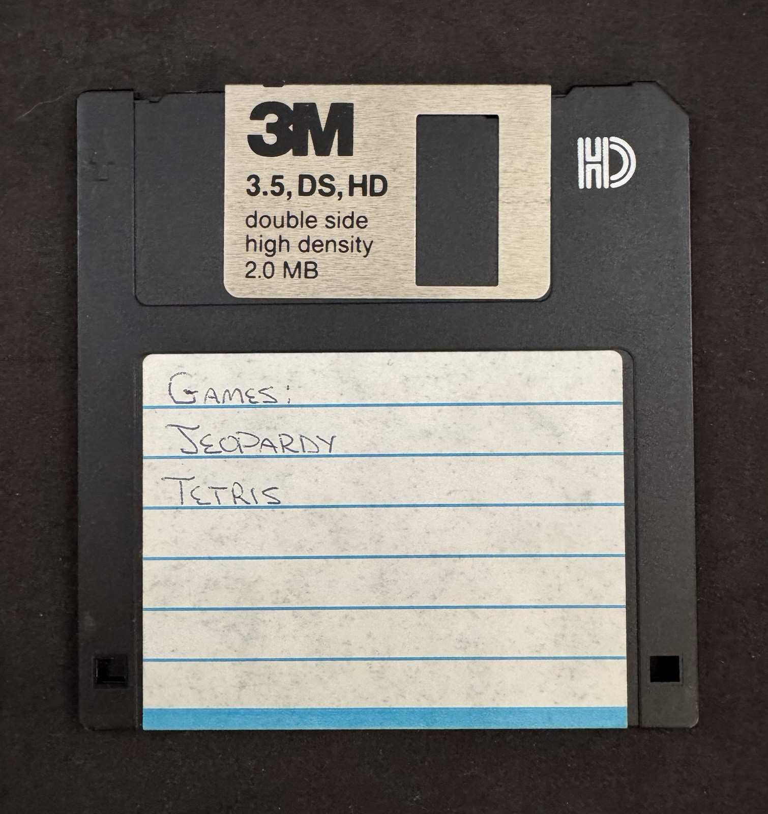 Vintage Jeopardy & Tetris Games Floppy Disk
