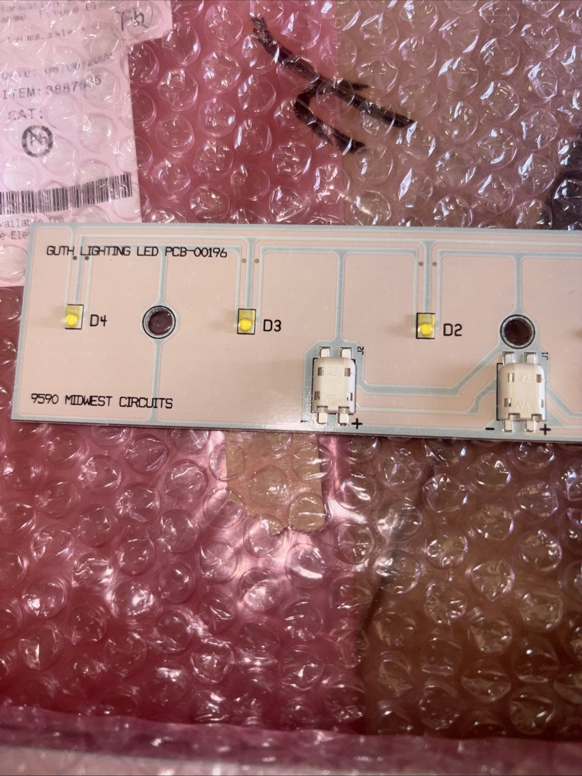 GUTH Lighting Board PCB-00196 Lot Of 4