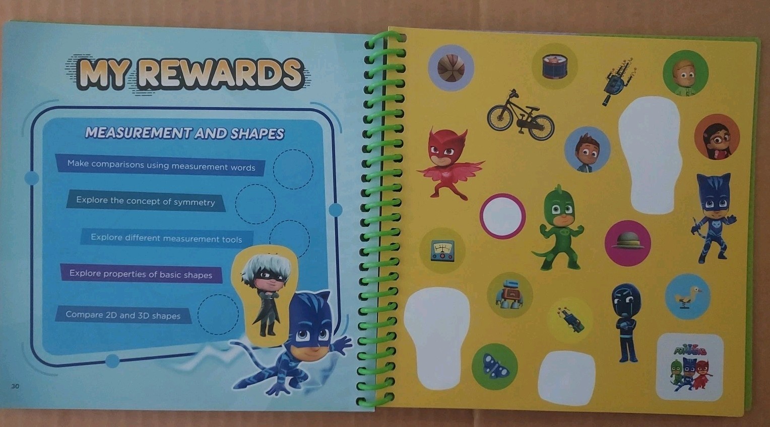 LeapFrog LeapStart Level 2 Pre-Kindergarten MOONLIGHT HERO MATH with PJ MASKS