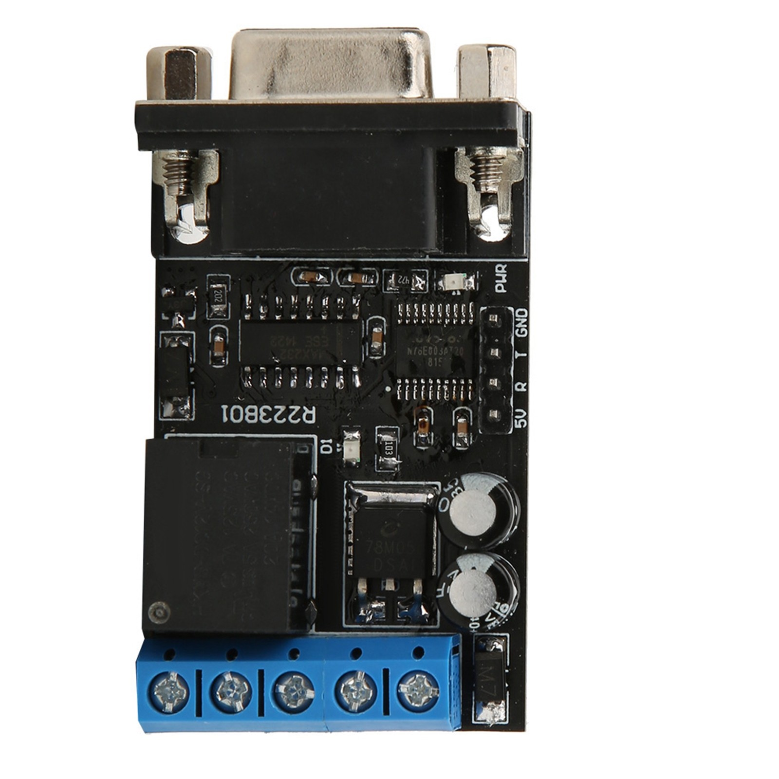 RS232 Delay Relay Module 1 Channel Serial Port UART Multifunctional DC12V