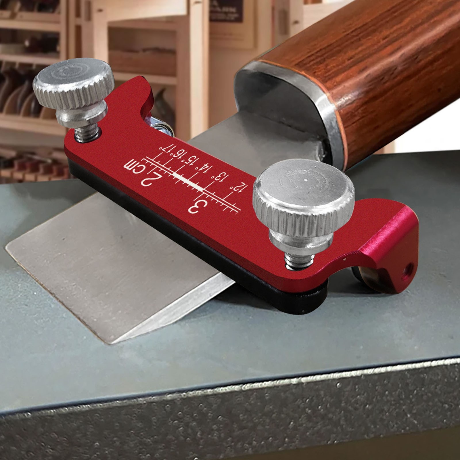 Mini Honing Guide Jig For Wood Chisel Sharpening Fixed Angle Cutter Hand Tool