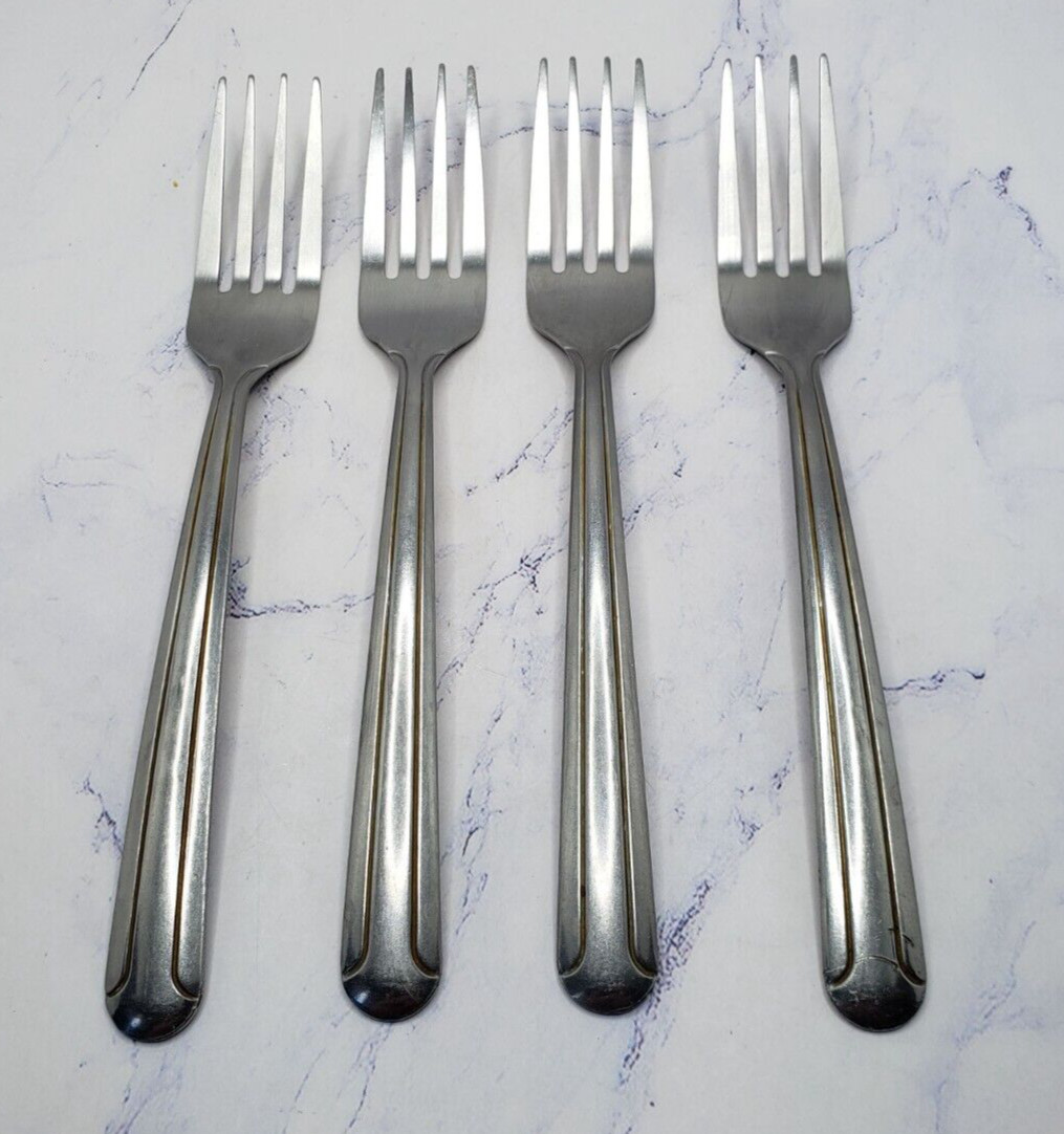 4 Pack Dominion Dinner Forks  Stainless Steel Fork Brand Ware Flatware