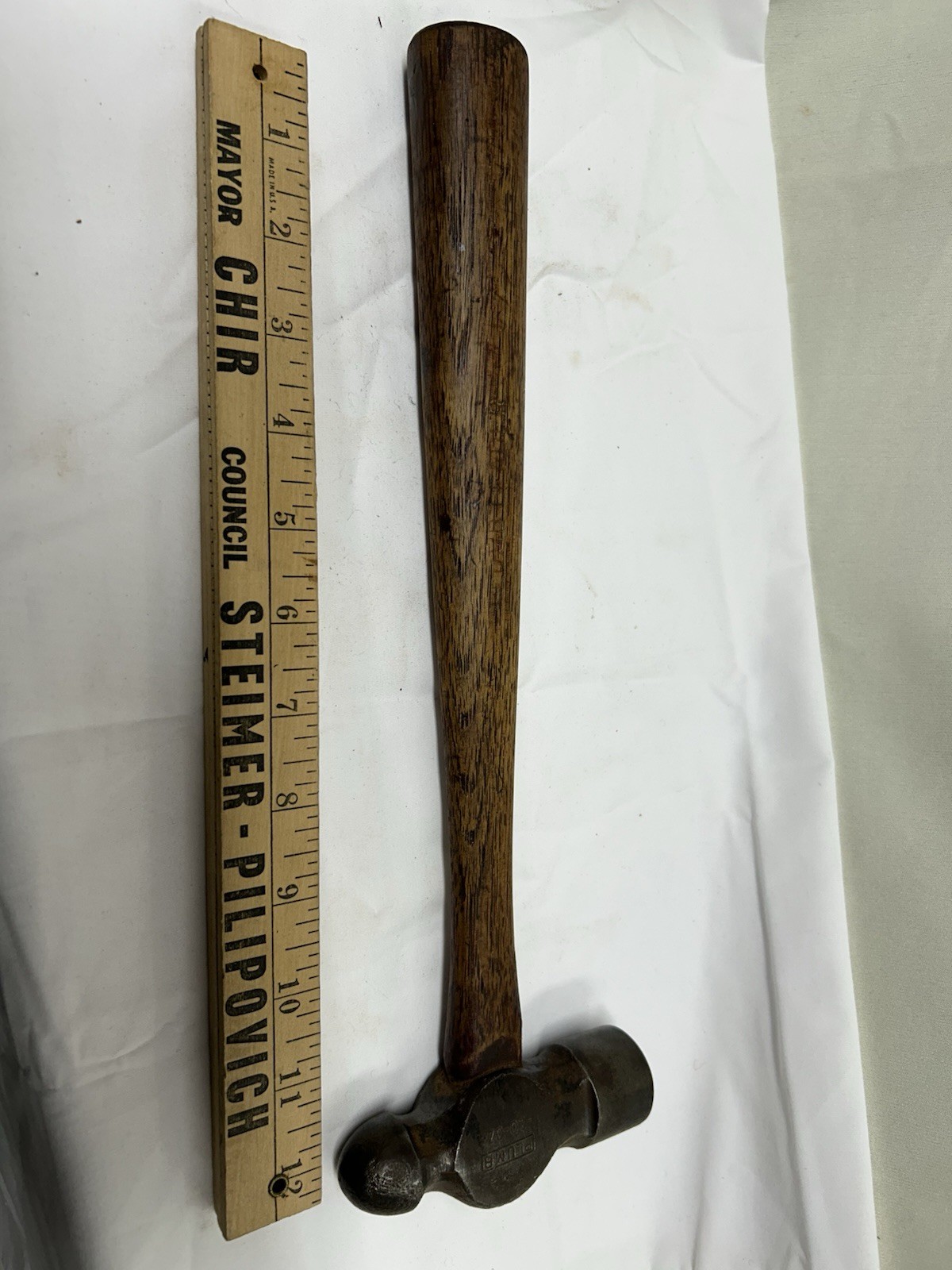Vintage Plumb 20 Oz  Ball Peen 14”Hammer ￼