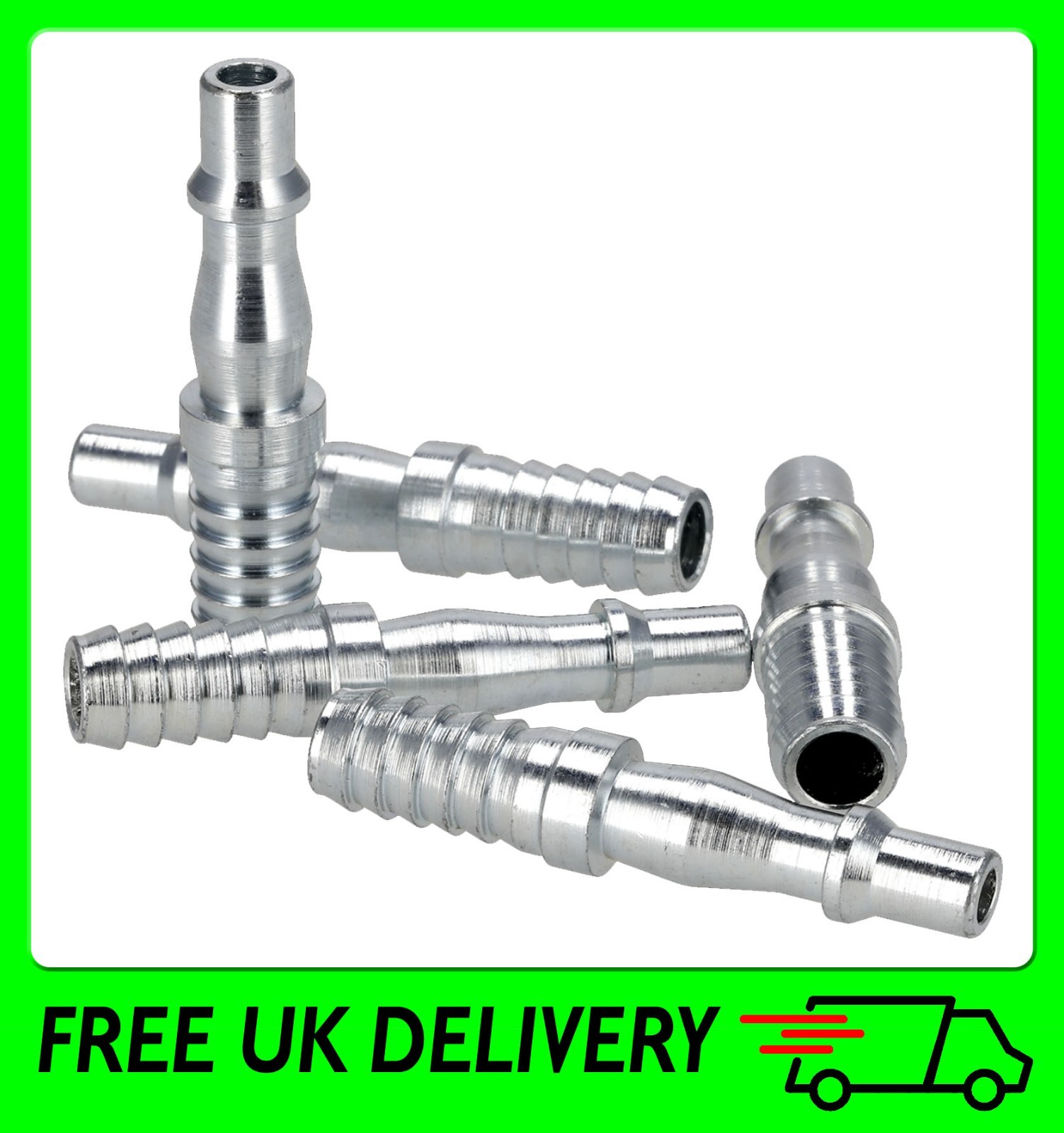 Sealey Adaptor Tailpiece 3/8" Bore Hose - Pack of 5 - AC07