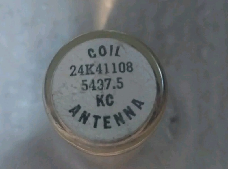 (NOS) 3 pin Antenna Coil 5437.5 Kc  Old Vintage Ham/Military Radio