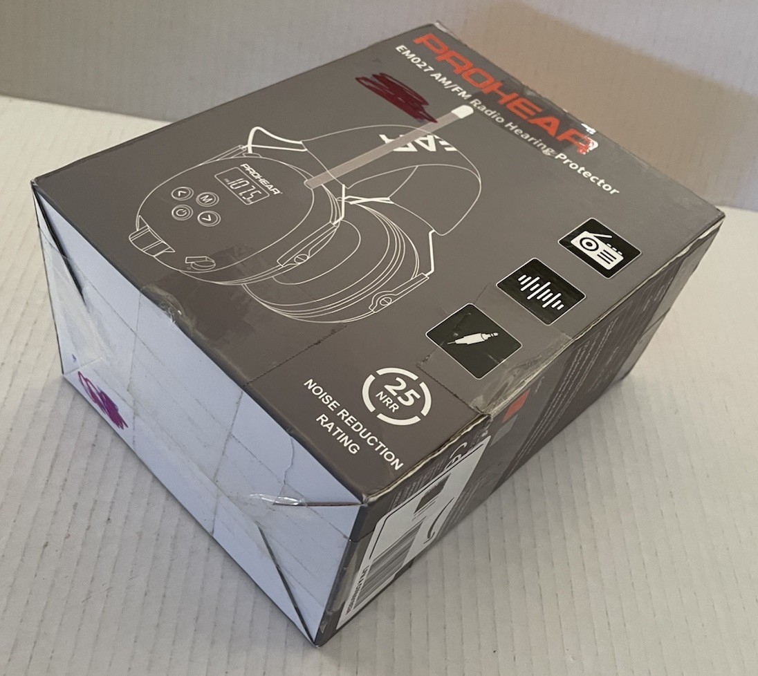 AM FM Radio Hearing Protector Missing Battery Cover
