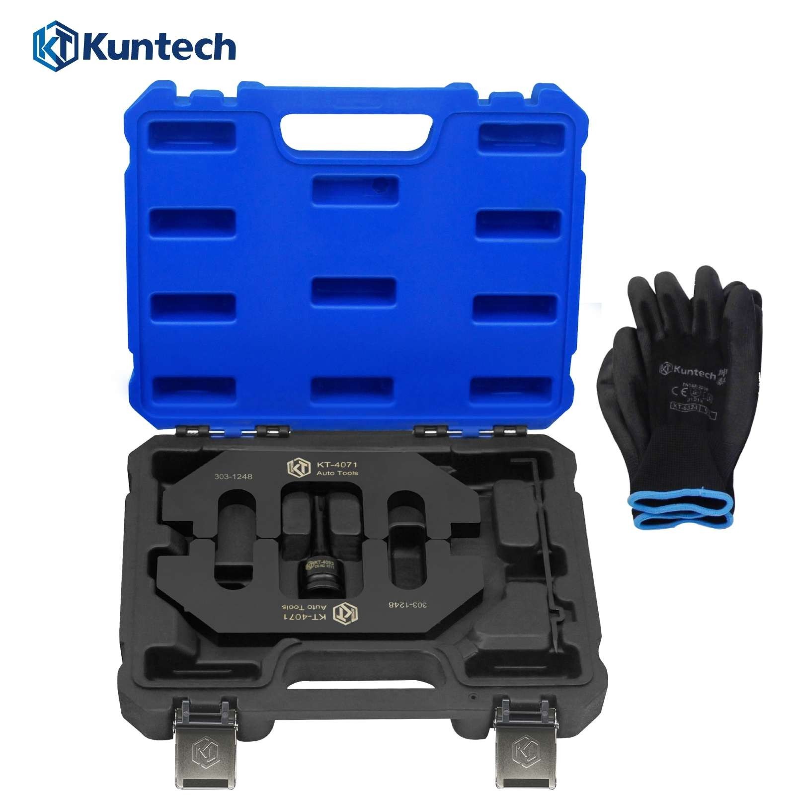 Camshaft Holding Timing Tool Kit for Ford 3.5L 3.7L 4V Engine w/Case & Gloves