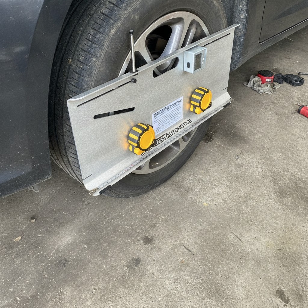 Professional 2 Wheel Alignment Tool - Accurately Measures Camber & Caster