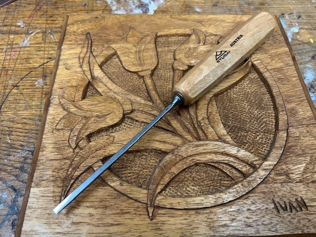 #71-4mm STUBAI/Austria Pro Style woodcarving sculpting tool gouge chisel -NEW