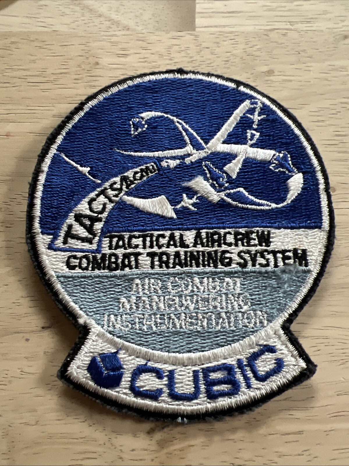 MILITARY PATCH TACTICAL AIRCREW COMBAT TRAINING SYSTEM AIR MANUEVERING CUBIC