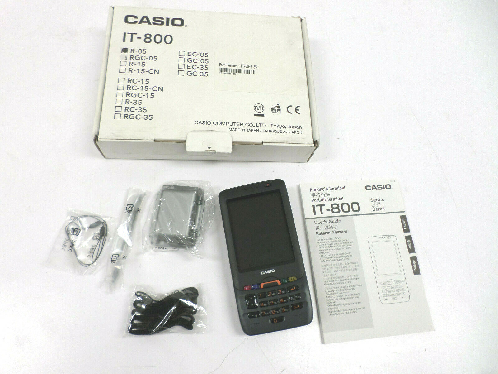CASIO Industrial Barcode Imager IT-800R-5 Windows 6 Bluetooth