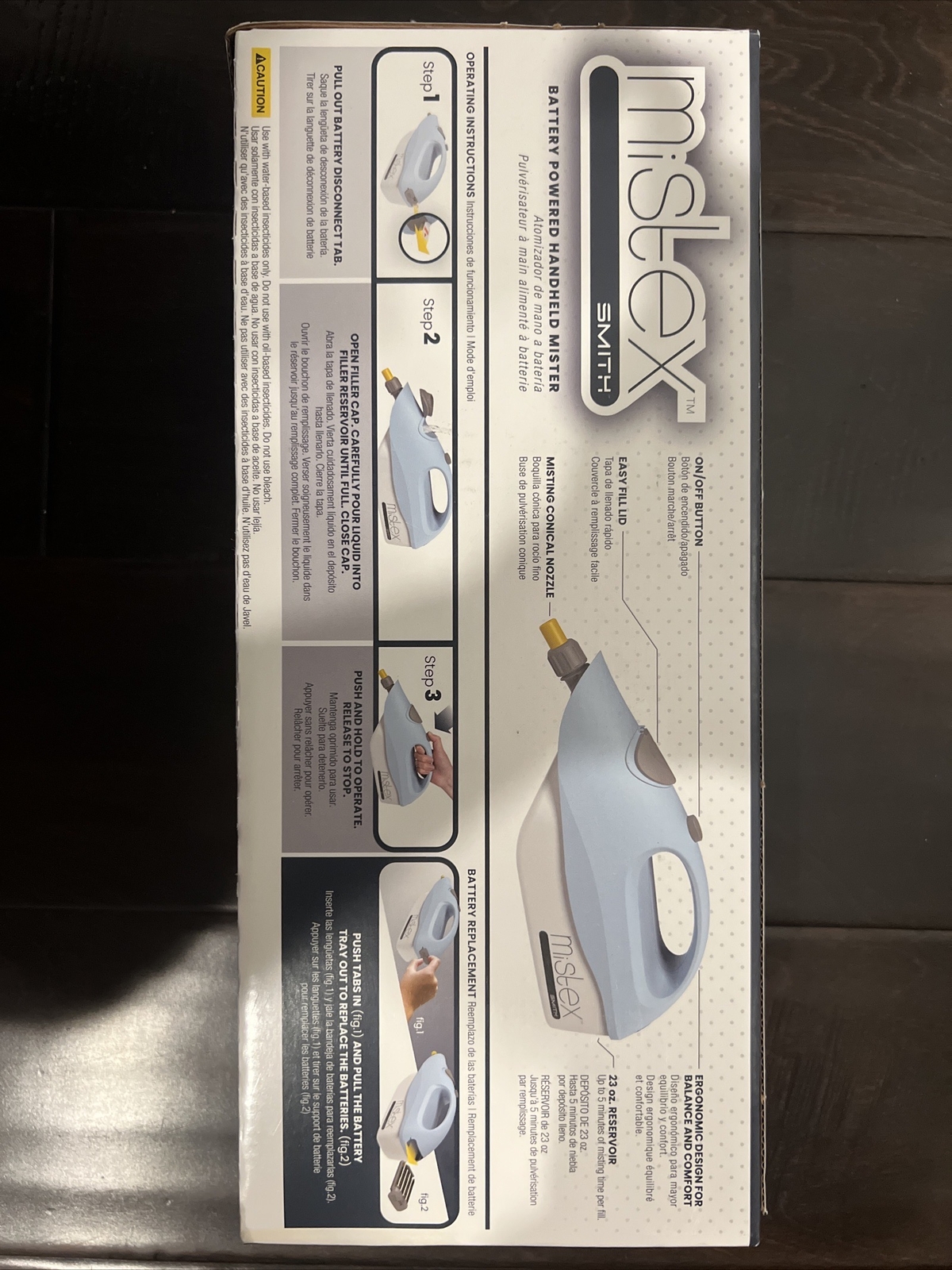 MiStex Smith Battery Powered Handheld Mister For Water Based Insecticides *NEW*