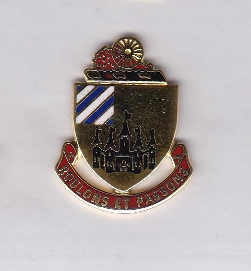 US Army 3rd Support Battalion Quartermaster Supply QM crest DUI badge G-23