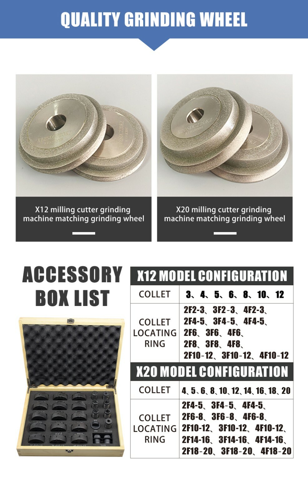 End Mill Grinder Cutter Sharpener 2-12mm Universal Sharpening Machine KZ-X12
