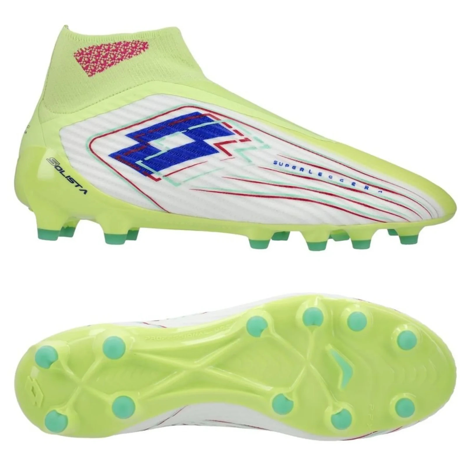 Lotto Solista 100 Gravity VIII FG Soccer Cleats Unisex - Men's size 10 MSRP $210