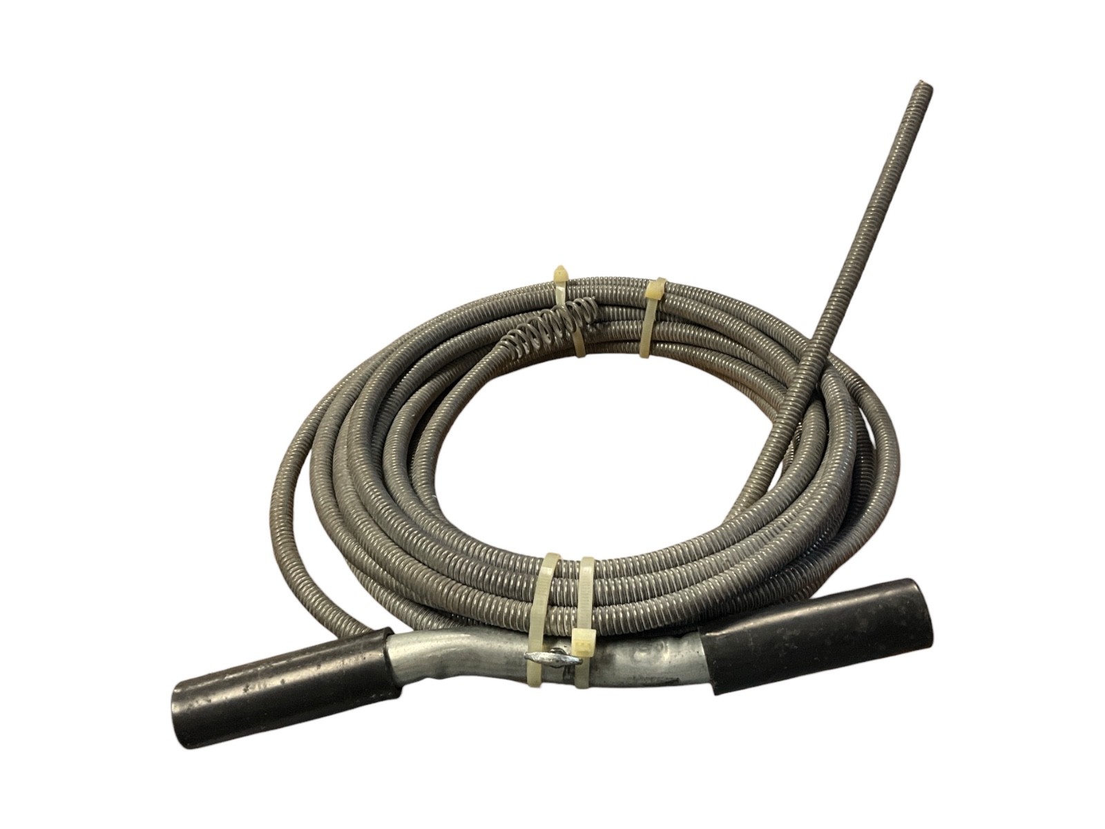 Cobra 10080 Drain Auger Snake 1/4” x 8’ Manual Pipe Cleaner w/ Handle