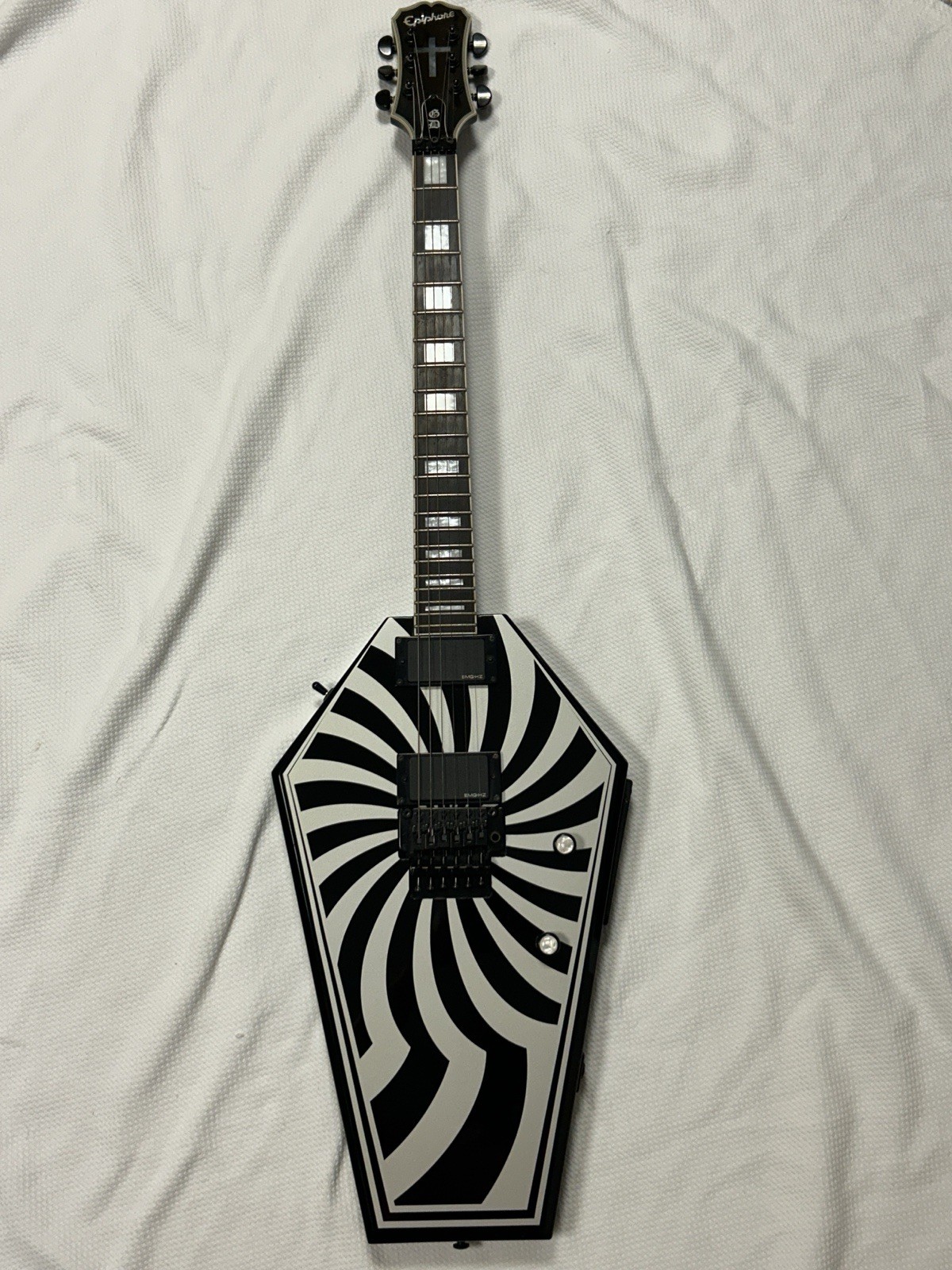 Prototype Zakk Wylde Epiphone Graveyard Disciple Guitar Black Label Society