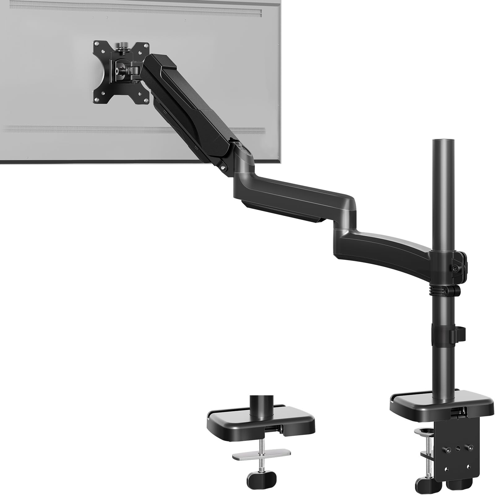 Long Arm Monitor Mount, 13 to 32 inch Computer Desk Mount, Extra Long Adjusta...