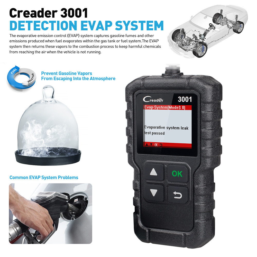 LAUNCH CR3001 OBD2 Scanner Car Check Engine Light Diagnostic Tool Code Reader